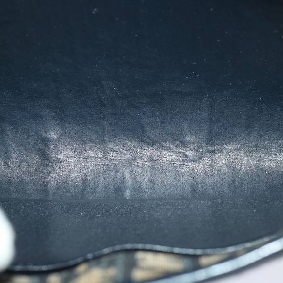 Christian Dior Trotter Canvas Shoulder Bag Navy Auth 69408 - Picture 12 of 16